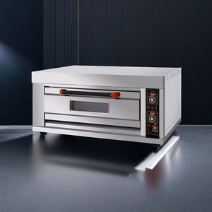Four à convection au gaz GPL professionnel pour pizza, mini-four commercial à 3 plaques avec convoyeur Rational XS Bakers Rock - Product Image 2