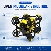 Système de robot de sauvetage et de recherche sous-marine d'urgence à déploiement rapide, Submarino ROV, profondeur de plongée maximale de 300 m, vitesse de 2 m/s, caméra 1080p, 1500