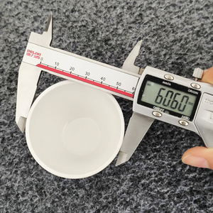 بوتقة خزفية بيضاء عالية اللون مع غطاء ، 15 20 من جودة 50 في المختبر - Product Image 4