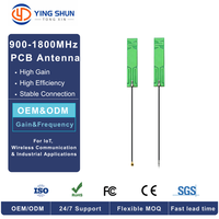 Antenne PCB LTE 4G 3G 2G GSM NB-IoT 8dBi à gain élevé, polarisation linéaire, 50 Ohm, VSWR 1.5 max, adhésive, avec câble et connecteur personnalisés