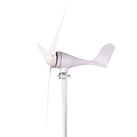 Fibre de Nylon Monophasé AC 100W 200W 300W 400W Mini Générateur d'Éolienne à Axe Horizontal