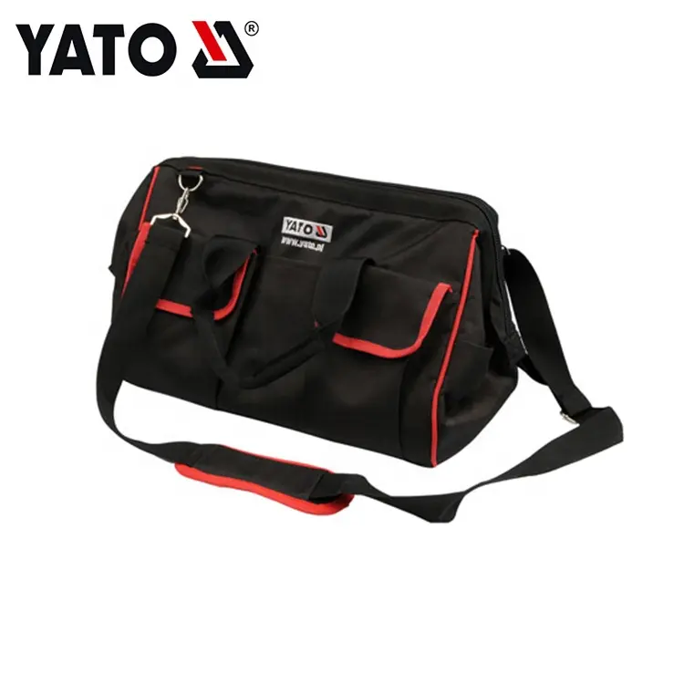 YATO sıcak satış ağır 16 cep 16 "alet çantası elektrikçi alet çantası YT-7433