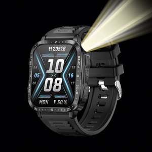 Reloj Inteligente Deportivo KT79, Resistente al Agua 30M, Correa con Pantalla de 1.96 Pulgadas, Batería de 430mAh, Linterna Potente, Monitor de Sueño, Llamadas Bluetooth, Precio - Product Image 1