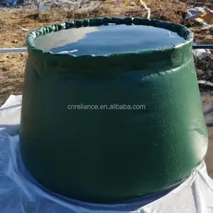 PVC foldable onion shape water tank/bladder for forest fire fighting