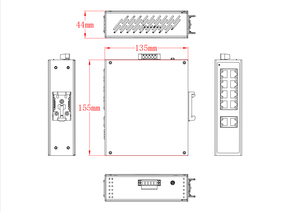 GWS-IPS3108F chuyển đổi Ethernet công nghiệp 10 cổng đầy đủ <span class=keywords><strong>Gigabit</strong></span> - Product Image 6