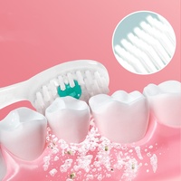 Kit de Nettoyage Portable 3-en-1 Jetable pour Voyage : Mini Brosse à Dents Halal Végane à Perles, Dentifrice et Grattoir Lingual à Poils Souples en Plastique