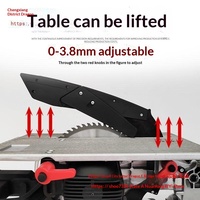 Scie à onglet électrique Leishidun pour aluminium et bois, machine de découpe avec angle de 45 degrés, 220V, DIY