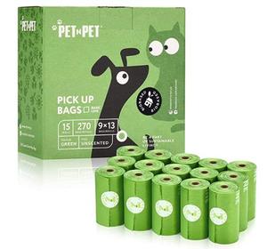Lavender Scented Dog Poop Bags <b>Compostable</b> Leak Proof Waste Bags - Product Image 1