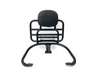 Accessoires universels Support de rangement arrière Chrome peint/noir Support arrière en acier inoxydable pour Vespa GTS /VXL Primavera 150