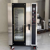 Four combiné à convection en acier inoxydable 5/8/10 plateaux, four vapeur à circulation d'air chaud pour cuisine commerciale et restauration