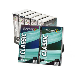 Préservatifs classiques en latex Recare, 3 pièces par boîte, certifiés CE ISO, personnalisation OEM disponible - Product Image 5