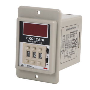 รีเลย์หน่วงเวลาอัจฉริยะอุตสาหกรรม ASY-3SM จอแสดงผลดิจิตอลหลายส่วน 2 กลุ่มเวลาหน่วง 0.1 วินาที-999 นาที - Product Image 2