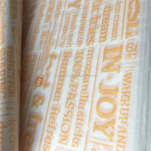 Biểu Tượng Tùy Chỉnh In 28-60 GSM PE Không Thấm Mỡ Giấy Thức Ăn Nhanh Burger Bánh Sandwich Gói Bánh Mì Đường Bao Bì Thực Phẩm Đôi Cookie - Product Image 4