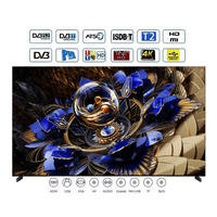 Televisor LED 4K sin Bordes de 55 Pulgadas, Televisión Inteligente Android 15 de 55, 65 y 75 Pulgadas, Televisor Inteligente para Hoteles