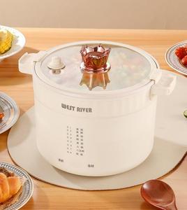 Olla Eléctrica de Micro-Presión de 600W con Tapa Transparente, Multifuncional para Comidas Rápidas, Papillas y Hot Pot, Fácil de Limpiar - Product Image 4