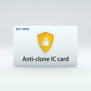 Placa de vídeo, nova tecnologia 13.56mhz xcc s50 rfid anti-clone ic card compatível com cartão m1