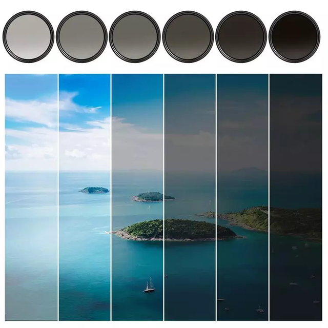 OEM 67mm ND Fader Neutral Density Adjustable Variable Filter ND 2 to ND 400 (Black)