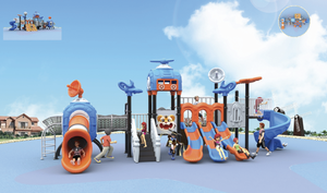 Sân chơi ngoài trời đa năng thương mại, cầu trượt nhựa lớn dành cho các điểm du lịch và khu cắm trại - Product Image 2