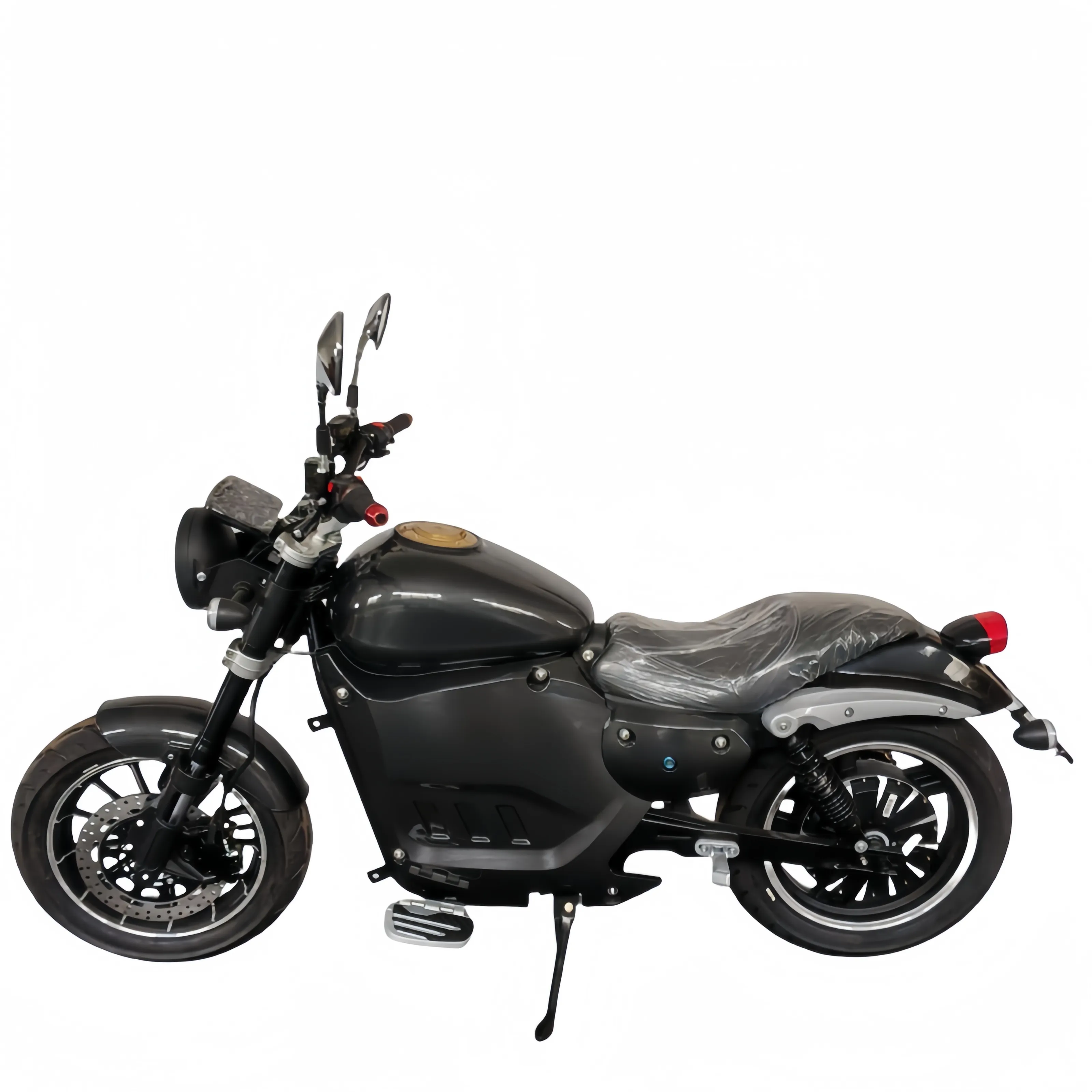 O modelo mais recente de poderosa motocicleta elétrica adulta com controle remoto elétrico 72V 3000W