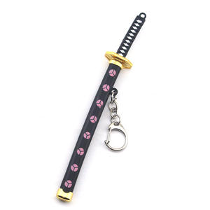 Nouveau <span class=keywords><strong>Mini</strong></span> Sanemi Katanas démon tueur épée jouet porte-clés Tanjirou fourreau Ninja couteau épée arme modèle métal <span class=keywords><strong>Katana</strong></span> porte-clés - Product Image 1