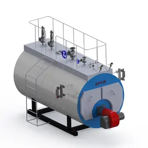 Top 10 Boiler Manufacturer Fire Tube Three Pass Horizontal 10 ton Gas-fired Steam Boiler for Textile Dyeing Industry