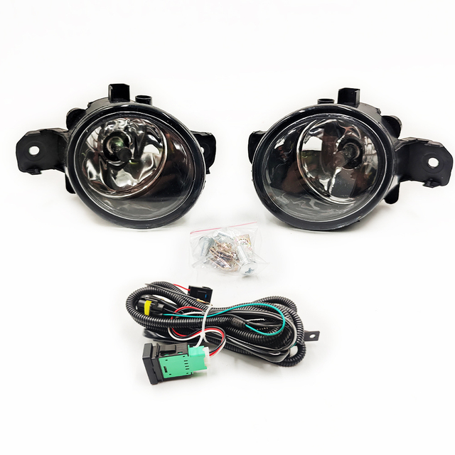 Fog Lights Headlight for Nissan X-trail T32 X Trail Rogue 2014 2015 2016 LED Fog Light Switch Harness Cover Grill Fog Lamp Assem