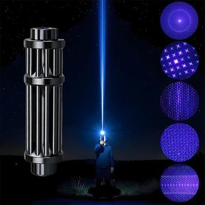 Puntero Láser Azul Profesional con Cabezal 5 en 1 |   Potente Linterna para Entusiastas del Aire Libre y Supervivencistas - Product Image 4