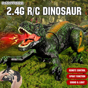 Mistspray Rc Dier Speelgoed Simulatie Modellen Jurassic Tyrannosaurus Rex Dinosaurus Licht Op Voor Themapark Met 2.4G Afstandsbediening - Product Image 2