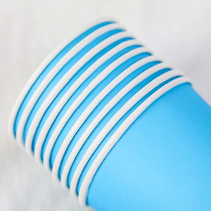 Tùy chỉnh giấy cup in ấn rắn dày giấy đầy màu sắc dùng một lần giấy ly cà phê disposablefor đồ uống nóng đồ uống lạnh - Product Image 5