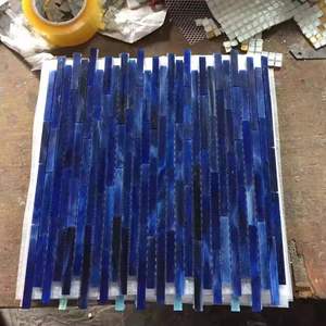 Gạch Khảm Thủy Tinh Màu Xanh Lam Mỏng Cho Hồ Bơi - Product Image 2