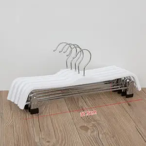 Lavinia venta al por mayor percha blanca niños adultos férula antideslizante perchas negras Niño - Product Image 1