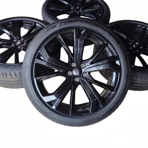 Cerchio Auto Rigenerato 31680355, Ruote da 21 Pollici Nero Polar Night per Volvo XC60 V90, Mozzo Ruota in Lega 32410090 - Product Image 1