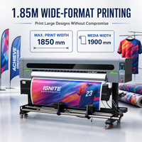 Printer Sublimasi Baiyin Factory 2 Heads I3200 Kecepatan Tinggi Lebar Cetak 1.8m untuk Kertas Sublimasi