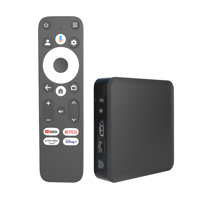 Dcolor Certified Android 12 Streaming TV Box Warranty 12 Months 2.4G/5G WIFI Amlogic S90Y4-B Voice Remote Control GD2