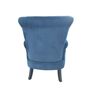 Hot-bán phòng khách cánh trở lại cánh tay ghế thoải mái bọc nhung màu xanh ghế bành - Product Image 5