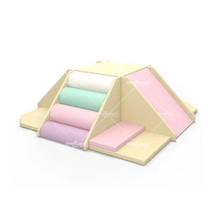 Dream Catch Maternelle Garderie Pastel <span class=keywords><strong>Jeux</strong></span> d'<span class=keywords><strong>escalade</strong></span> pour bébés en bois pour tout-petits Terrain de jeu intérieur Ensemble d'équipement de jeu souple - Product Image 1