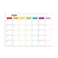 Tableau blanc interactif en matériau PET souple, aimant pour réfrigérateur, tableau d'affichage, planificateur avec autocollant de tableau blanc effaçable à sec pour réfrigérateur