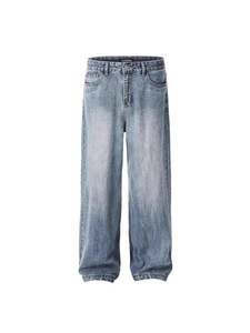 Jeans da Uomo Jacobin con Tasche e Dettagli a Patta, Vestibilità Larga, Stile Politico - Product Image 3