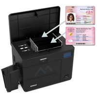 Impresora de Tarjetas de Doble Cara de Escritorio XID-M600, Impresión de Seguridad de Alta Velocidad y Alta Definición, Impresión Térmica a Color de 600*600 Dpi