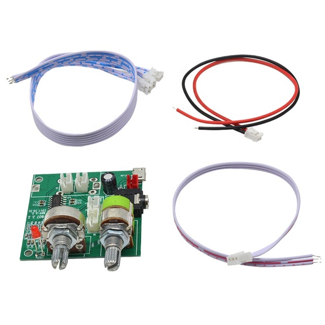 Taidacent 5V 20W Dual Channel 3D Surround Stereo Digital Power Amp Module Class D Power Amplifier 2.1 Amplifier Board