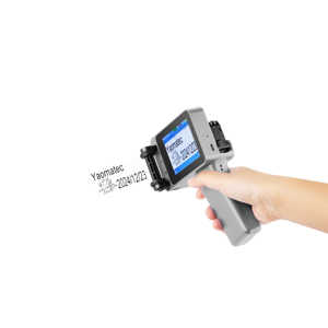 Yaomatec 3.7-Inch Màn Hình Có Thể In <span class=keywords><strong>Mini</strong></span> Logo Ngày Mã QR Cho Nhựa Kim Loại Xách Tay Đa-Ngôn Ngữ Cầm Tay Máy In Phun - Product Image 2