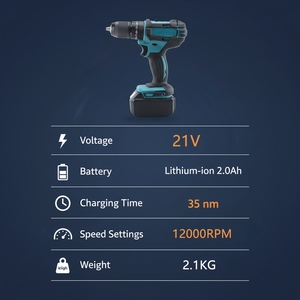 Mini Taladro Eléctrico Portátil Profesional Inalámbrico con Batería de Litio Sin Escobillas - Product Image 4