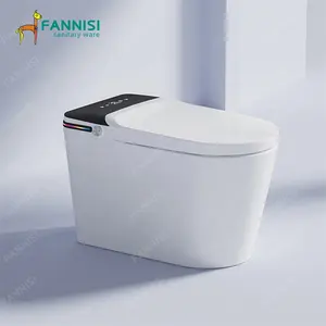 बाथरूम में उपयोग के लिए सीट हीटिंग के साथ चीनी डब्ल्यूसी सिरेमिक फ़्लोर माउंटेड यूरोपीय डिज़ाइन शौचालय लंबा कटोरा आकार
