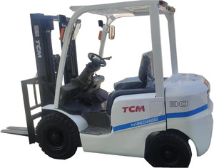 รถยกดีเซล TCM FD30 3 ตัน มือสอง - รถยกขนาดเล็ก พร้อมระบบไฮดรอลิกย้ายด้านข้าง ยางตัน สภาพดี ของแท้จากญี่ปุ่น - Product Image 1