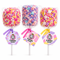 Vente en gros directe d'usine, gros bonbons à la guimauve avec des pépites de sucre colorées, cadeau de Noël, bonbons OEM ODM, fournisseur de bonbons