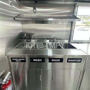 Remolque de Comida para Camiones 2025, Equipado para Servicio de Comida al Aire Libre, Carritos Móviles para Cerveza, Helados y Café, Totalmente Equipados - Product Image 4