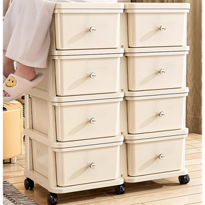 منزل الأطفال متعدد الطبقات ، بجانب السرير البلاستيكي لغرفة المعيشة وغرفة النوم مع عجلات - Product Image 3