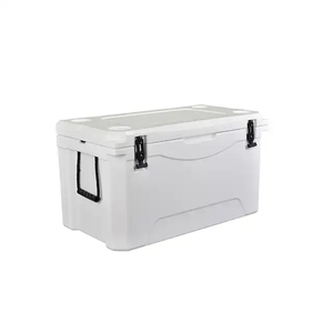 Büyük 110QT tekerlekli <span class=keywords><strong>Roto</strong></span> kalıplı sert soğutucu kutu yalıtımlı PE ve plastik termal açık kamp balıkçılık buzlu soğutucular - Product Image 2