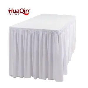 סיטונאי טהור צבע מסעדה חתונה 152cm לבן טול 5ft מלבן ארוך שולחן עוקף