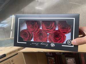 กุหลาบเกรด B ที่เก็บรักษาไว้หัวดอกกุหลาบ5-6ซม. ใน40สีดอกไม้นิรันดร์6ชิ้น/กล่องสำหรับการตกแต่งอีสเตอร์ที่สำเร็จการศึกษา - Product Image 6